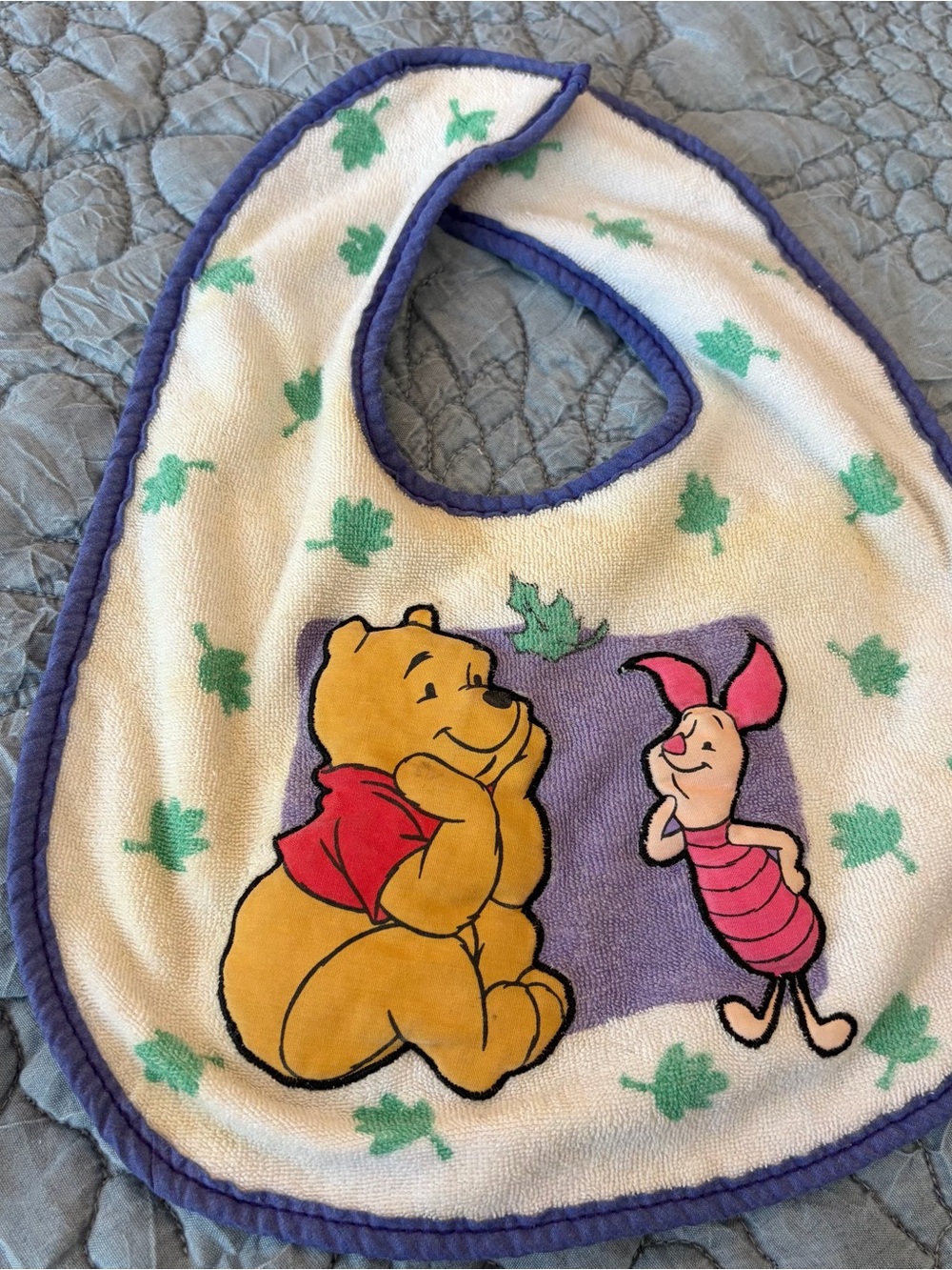 Vintage MULTIPLE Winnie the Pooh Bibs (5)